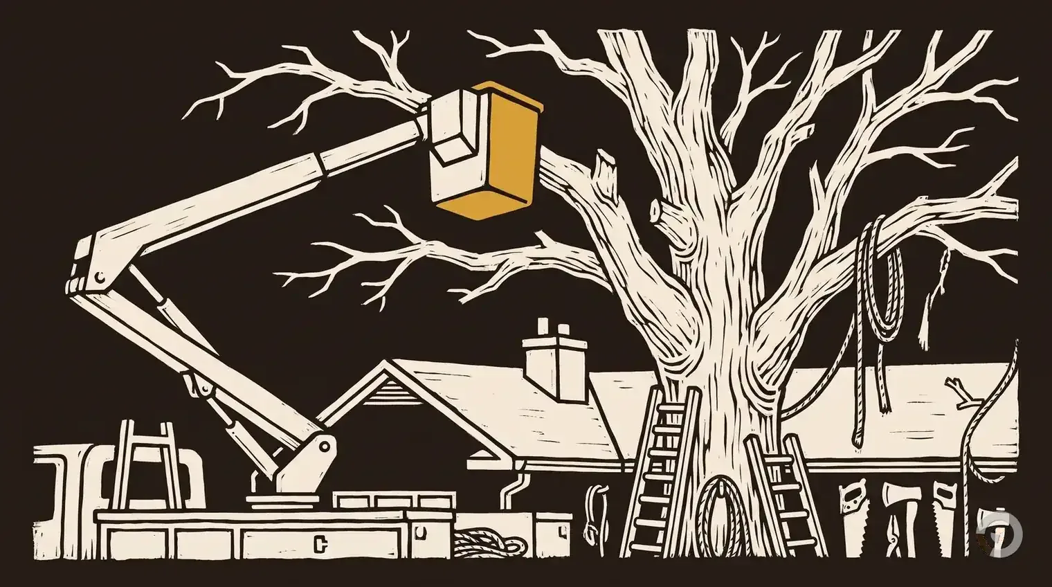 Woodcut illustration for the removal and cost section
